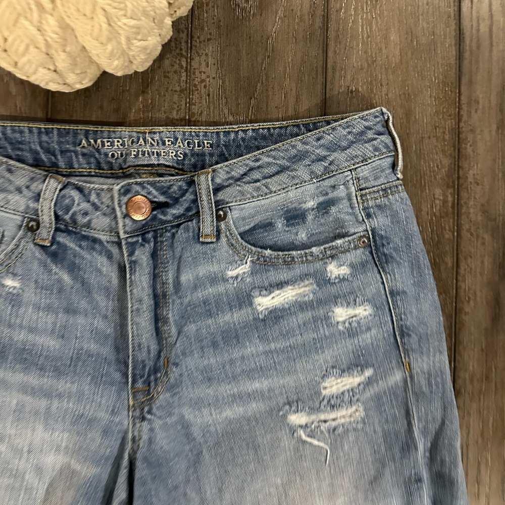 American Eagle Outfitters Light Blue Jean Shorts - Picture 7 of 10